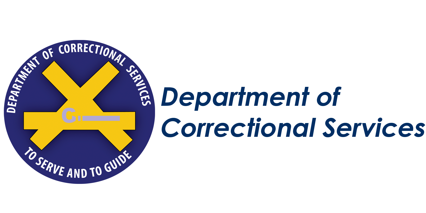 Department of Correctional Services Icon & Text Logo