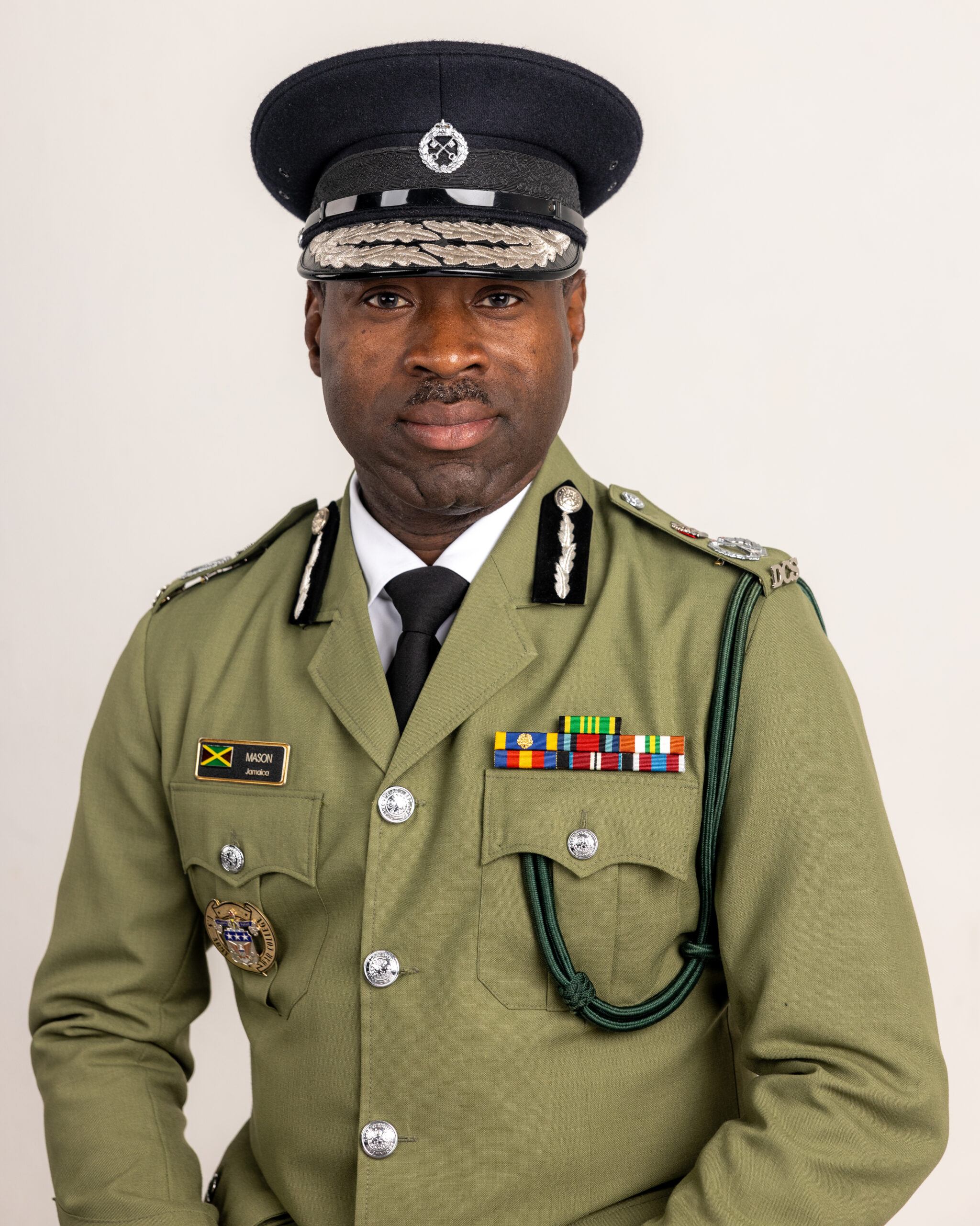Brigadier Radgh Mason, OD, JP, MSc, MMAS, MMS, BSc (Hons), psc, Commissioner of Corrections